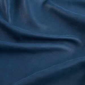 Ткань натуральная кожа Vintage Blue